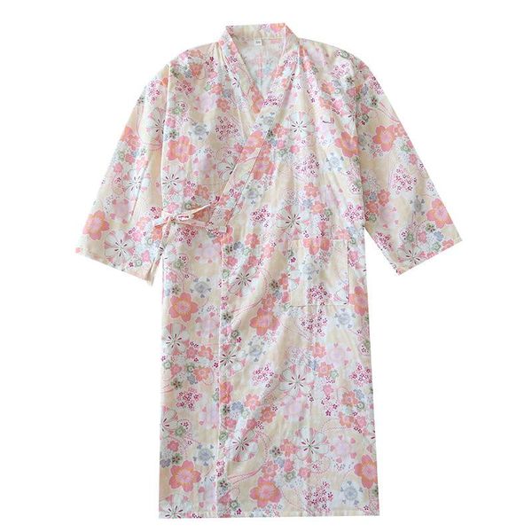 women's sleepwear woman kimono pajama japanese cotton robe floral printed thin fresh famale three-quarter sleeve yukata summer bathrobe, Black;red
women's sleepwear woman kimono pajama japanese cotton robe floral printed thin fresh famale three-quarter sleeve yukata summer bathrobe, Black;red