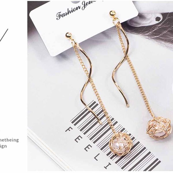 clip-on & screw back jiokorean star fashion long imitation pearl tassel clip on earrings without piercing for women wholesale jewelry, Silver
clip-on & screw back jiokorean star fashion long imitation pearl tassel clip on earrings without piercing for women wholesale jewelry, Silver