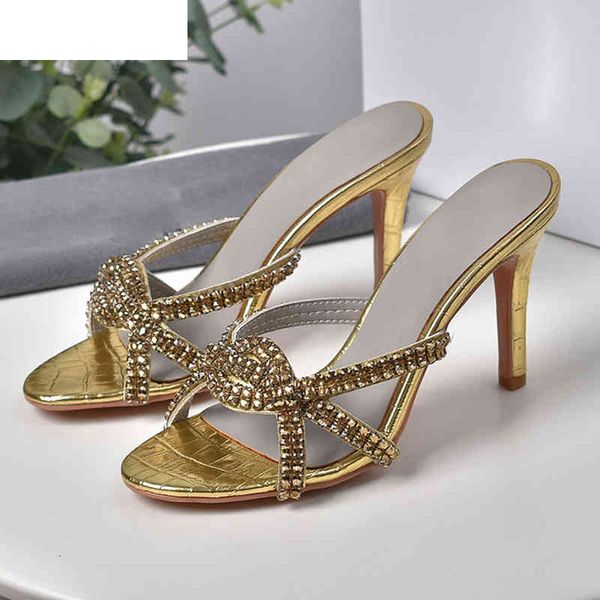 sandals summer high heel slippers woman bling crystal sandals party dress shoes slides for ladies rhinestone sandalias c7wq, Black
sandals summer high heel slippers woman bling crystal sandals party dress shoes slides for ladies rhinestone sandalias c7wq, Black