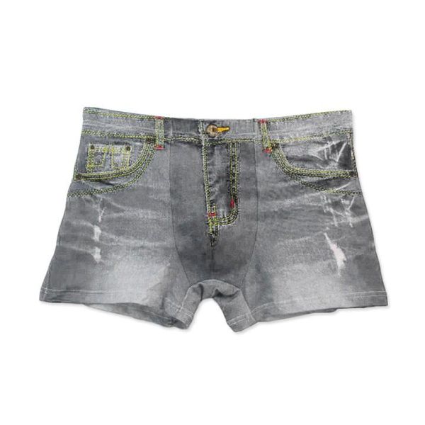 underpants men's briefs jeans printed lingerie cotton breathable boxer stylish fashion shorts bottom gays sissy panties, Black;white
underpants men's briefs jeans printed lingerie cotton breathable boxer stylish fashion shorts bottom gays sissy panties, Black;white