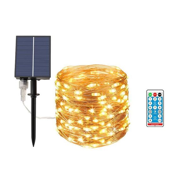 strings 100/ 200 led 8 modes solar string light fairy waterproof decorative lamp with remote controller for xmas patio
strings 100/ 200 led 8 modes solar string light fairy waterproof decorative lamp with remote controller for xmas patio