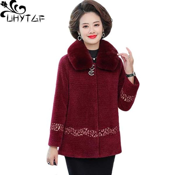 women's wool & blends uhytgf womens autumn winter jacket fur collar quality mink fleece short woolen coat thick warm mother 5xl plus si, Black
women's wool & blends uhytgf womens autumn winter jacket fur collar quality mink fleece short woolen coat thick warm mother 5xl plus si, Black