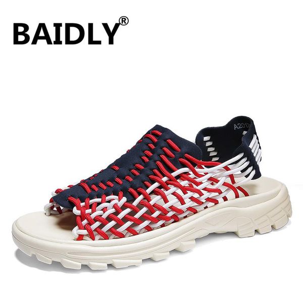 sandals teenager summer casual men weave gladiator open toe platform outdoor beach sandal rome male footwear, Black
sandals teenager summer casual men weave gladiator open toe platform outdoor beach sandal rome male footwear, Black