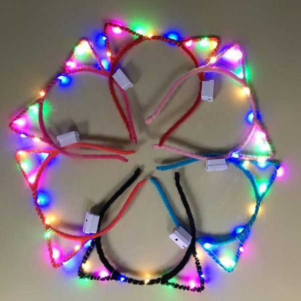 party decoration led light up glowing animal ears headband women girls flashing headwear birthday hair accessories f20213758
party decoration led light up glowing animal ears headband women girls flashing headwear birthday hair accessories f20213758