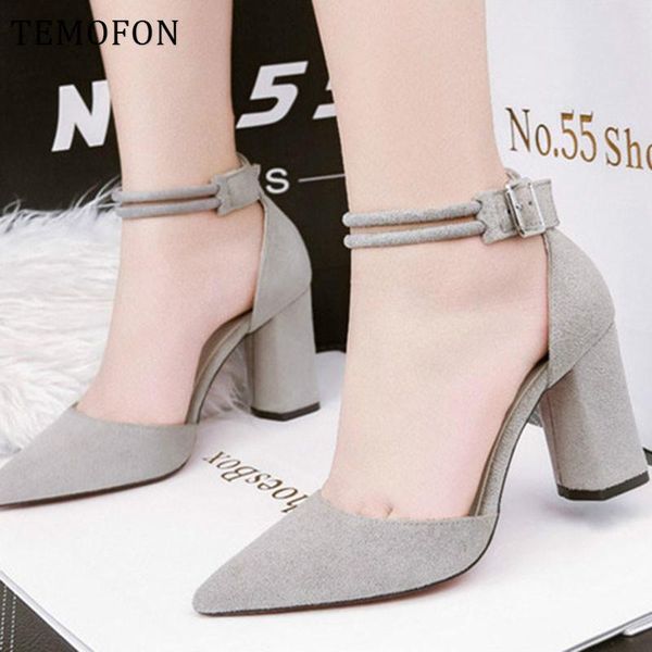 women fashion high heel shoes flock buckle ladies pumps pointed sandals work party wedding suede hvt712 dress, Black
women fashion high heel shoes flock buckle ladies pumps pointed sandals work party wedding suede hvt712 dress, Black