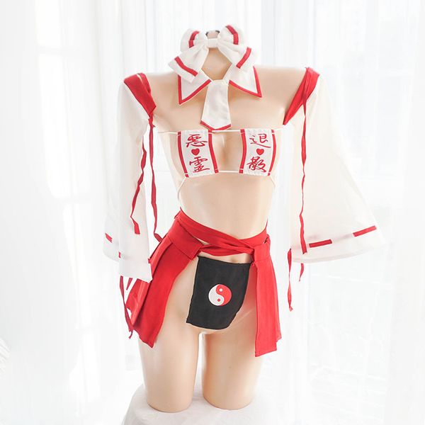 womens cute anime psychic cosplay costumes japanese witch uniform bikini lingerie set halloween costumes maid dress, Red;black
womens cute anime psychic cosplay costumes japanese witch uniform bikini lingerie set halloween costumes maid dress, Red;black