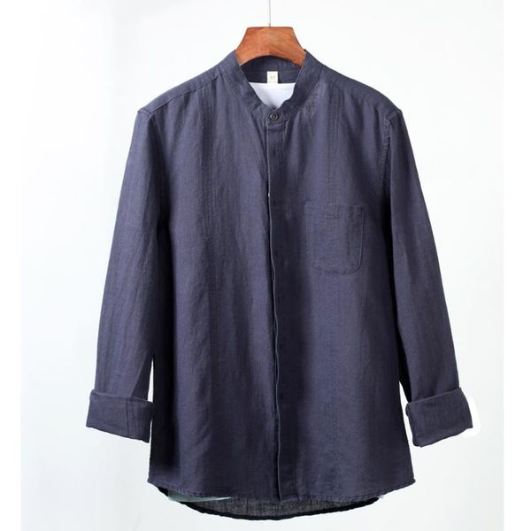 men's casual shirts italy style comfortable flax and cotton shirt men long sleeve linen male fashion solid mens chemise overhemd, White;black
men's casual shirts italy style comfortable flax and cotton shirt men long sleeve linen male fashion solid mens chemise overhemd, White;black