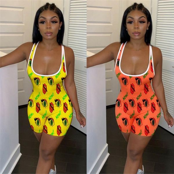fashion print playsuit womens jumpsuits summer sleeveless beach casual clothes, Black;white
fashion print playsuit womens jumpsuits summer sleeveless beach casual clothes, Black;white