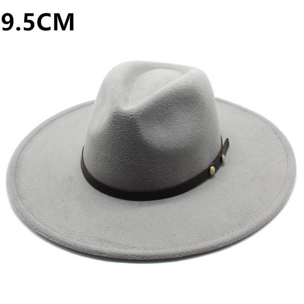 wide brim hats women belt wool felt jazz fedora 9.5cm elegant men panama trilby cap wholesale, Blue;gray
wide brim hats women belt wool felt jazz fedora 9.5cm elegant men panama trilby cap wholesale, Blue;gray