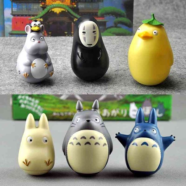 chihiro faceless male chinchilla tumbler toy hayao miyazaki doll small decoration boxed children's gift