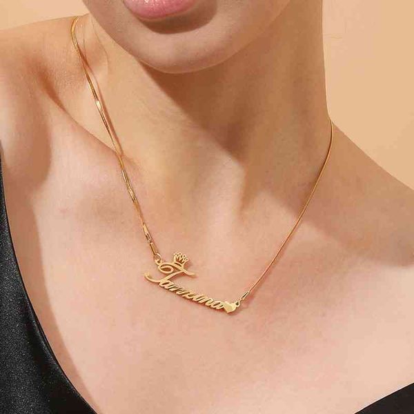 drop shipping custom name jewelry pendants necklace 18k gold plated nameplate personalized snake chain for women, Silver
drop shipping custom name jewelry pendants necklace 18k gold plated nameplate personalized snake chain for women, Silver