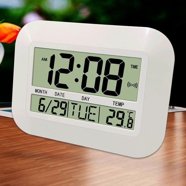 other clocks & accessories digital wall clock battery operated simple large lcd alarm temperature calendar date day for home office
other clocks & accessories digital wall clock battery operated simple large lcd alarm temperature calendar date day for home office