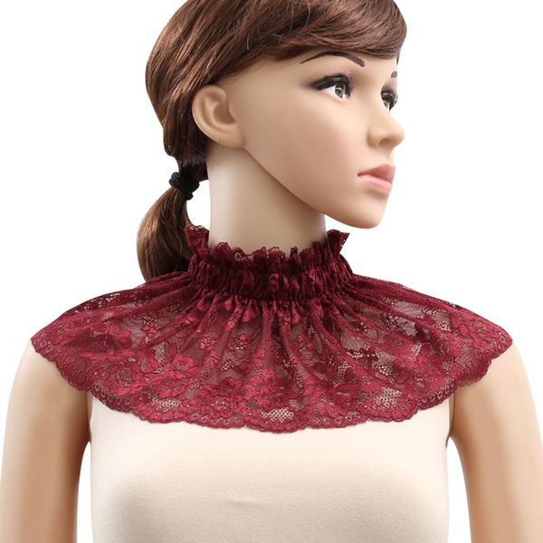 scarves women's autumn lace bib headgear neck protection thin silk scarf false collar elastic all-match sunscreen, Blue;gray
scarves women's autumn lace bib headgear neck protection thin silk scarf false collar elastic all-match sunscreen, Blue;gray
