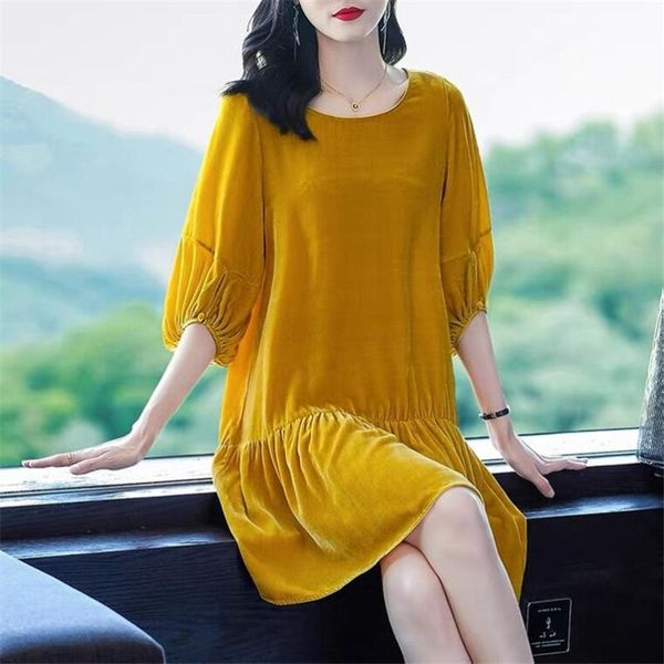 casual dresses 2021 autumn women elegant office ladies dress loose o-neck three quarter sleeve mini short vestidos, Black;gray
casual dresses 2021 autumn women elegant office ladies dress loose o-neck three quarter sleeve mini short vestidos, Black;gray