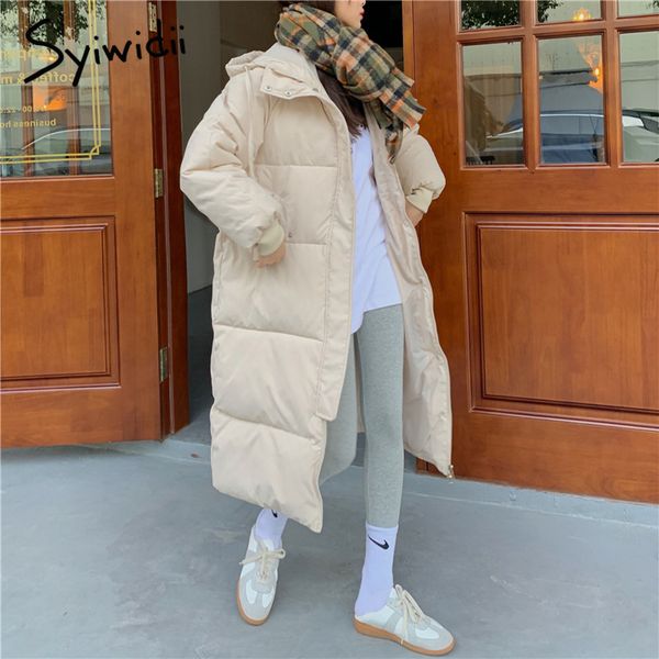 syiwidii long winter jaet women thien warm bubble coat oversized loose puffer outerwear korean fashion 2021 bla parkas, Black
syiwidii long winter jaet women thien warm bubble coat oversized loose puffer outerwear korean fashion 2021 bla parkas, Black
