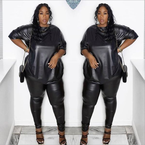 women's two piece pants shzq autumn / winter women plus size sets pure color o-neck full sleeve sweatshirts + skinny pencil pu outfi, White
women's two piece pants shzq autumn / winter women plus size sets pure color o-neck full sleeve sweatshirts + skinny pencil pu outfi, White