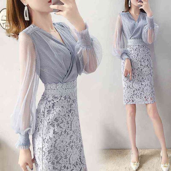casual dresses 2022 spring style very fairy french long sleeved with thin temperament mh lace hip wrap skirt women's, Black;gray
casual dresses 2022 spring style very fairy french long sleeved with thin temperament mh lace hip wrap skirt women's, Black;gray