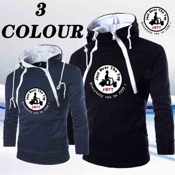 2022 autumn and winter men's fashion jott double chain sweater long sleeve sports hoodie cold proof sweatshir, Black
2022 autumn and winter men's fashion jott double chain sweater long sleeve sports hoodie cold proof sweatshir, Black