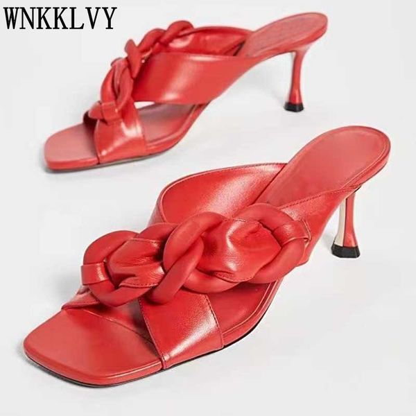 80% off store online runway high heels sandals women hand weave real leather chain lazy mules summer casual beach shoes 2021 flipflops, Black
80% off store online runway high heels sandals women hand weave real leather chain lazy mules summer casual beach shoes 2021 flipflops, Black