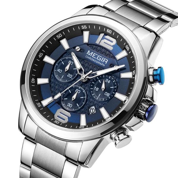 military sport chronograph watch multi-functional calendar quartz stainless steel wrist watches fashion male clock reloj wristwatches, Slivery;brown
military sport chronograph watch multi-functional calendar quartz stainless steel wrist watches fashion male clock reloj wristwatches, Slivery;brown