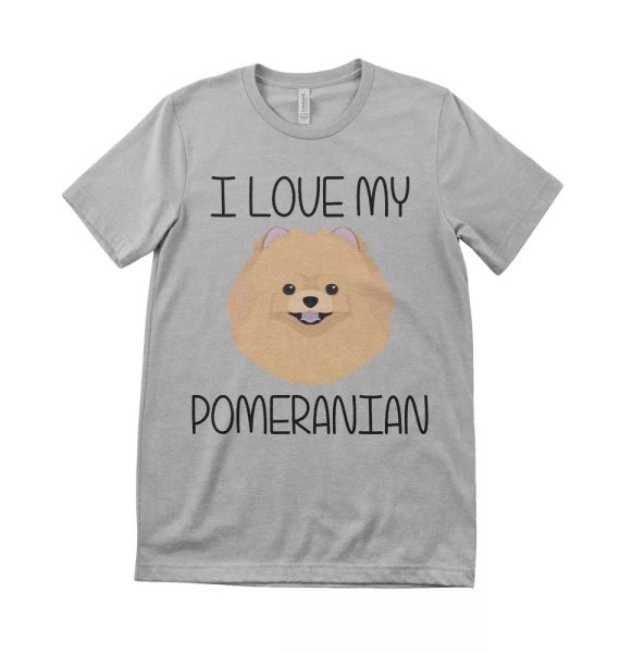 I Love My Pomeranian Unisex Kids Dog Lover T shirt All Sizes Grey & White, White;black
I Love My Pomeranian Unisex Kids Dog Lover T shirt All Sizes Grey & White, White;black