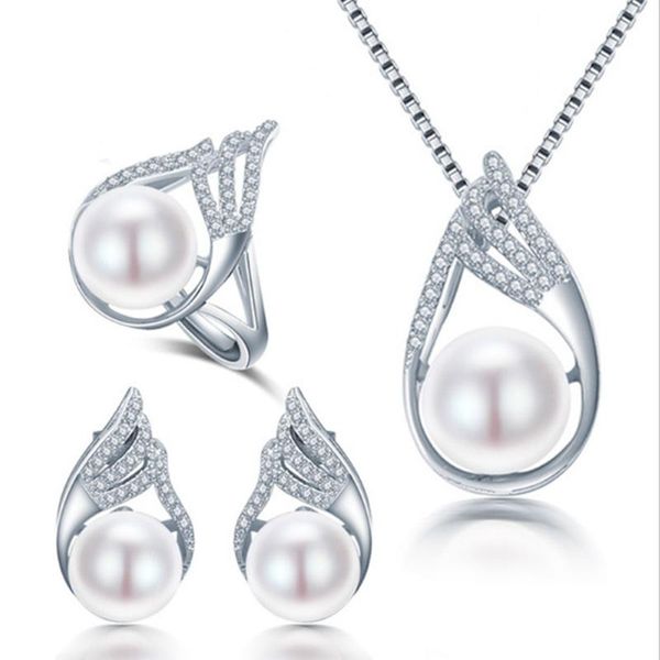 earrings & necklace 2021 rocket necklace/earring/ring pearl jewelry set for natural freshwater sets women, Silver
earrings & necklace 2021 rocket necklace/earring/ring pearl jewelry set for natural freshwater sets women, Silver