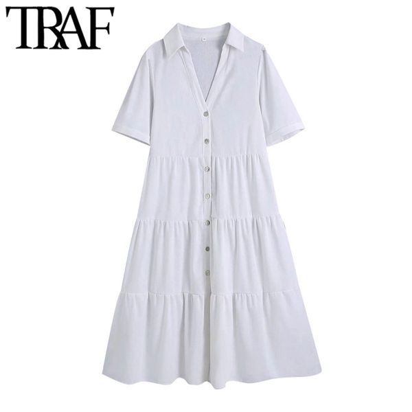 women chic fashion with panels white midi dress vintage short sleeve button-up female dresses vestidos mujer 210507, Black;gray
women chic fashion with panels white midi dress vintage short sleeve button-up female dresses vestidos mujer 210507, Black;gray
