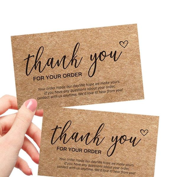 greeting cards 30/50pcs kraft paper card thank you for your order store business tags small shop gift diy crafts decoration
greeting cards 30/50pcs kraft paper card thank you for your order store business tags small shop gift diy crafts decoration