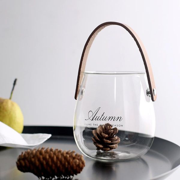 storage bottles & jars scandinavian style small leather handle glass jar vase container
storage bottles & jars scandinavian style small leather handle glass jar vase container