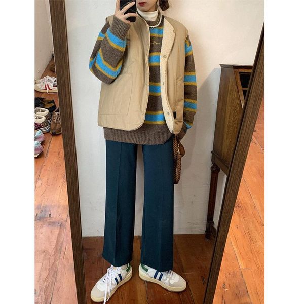 women's vests warm positive can wear vest retro lamb hair grandma's coat and comfortable girl cute autumn winter fashion, Black;white
women's vests warm positive can wear vest retro lamb hair grandma's coat and comfortable girl cute autumn winter fashion, Black;white