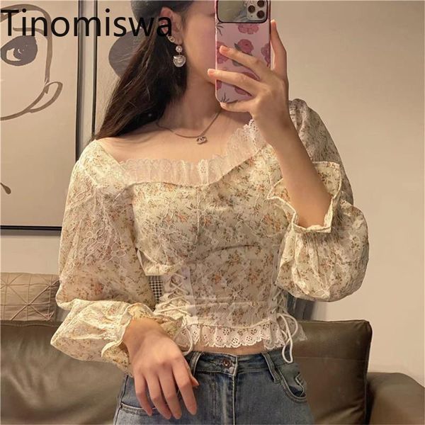 tinomiswa slim waist drawstring lace up elegant shirts female gauze patchwork long sleeve short blouse women korean sweet blusas women', White
tinomiswa slim waist drawstring lace up elegant shirts female gauze patchwork long sleeve short blouse women korean sweet blusas women', White