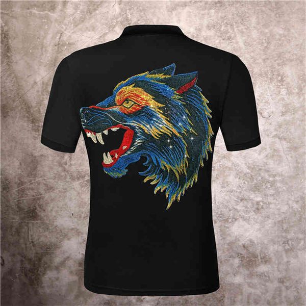 men's polos shadao fashion 3d animal diamond business street punk sports style solid color pp skull polo shirt men k9ln, White;black
men's polos shadao fashion 3d animal diamond business street punk sports style solid color pp skull polo shirt men k9ln, White;black