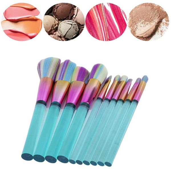 makeup brushes 10pcs brush and cosmetics tool flat column base acrylic transparent make-up for woman professional
makeup brushes 10pcs brush and cosmetics tool flat column base acrylic transparent make-up for woman professional
