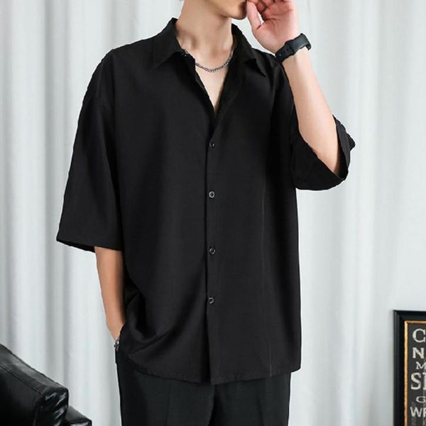 men's casual shirts 2021 long sleeve shirt turn-down collar soft buttons closure solid color men top, White;black
men's casual shirts 2021 long sleeve shirt turn-down collar soft buttons closure solid color men top, White;black
