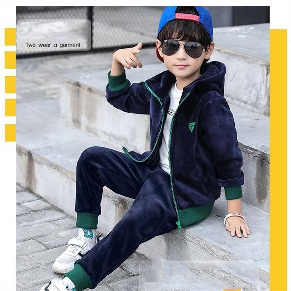 arrival autumn and winter long sleeve childrens hooded knit denim suit boys clothing sets toddler tracksuit, White
arrival autumn and winter long sleeve childrens hooded knit denim suit boys clothing sets toddler tracksuit, White