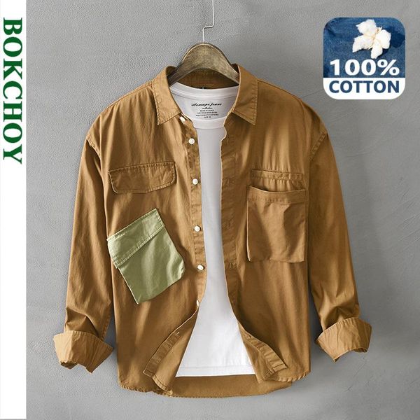 autumn and winter men's personality big pocket casual cotton shirt gml04-z115 shirts, White;black
autumn and winter men's personality big pocket casual cotton shirt gml04-z115 shirts, White;black