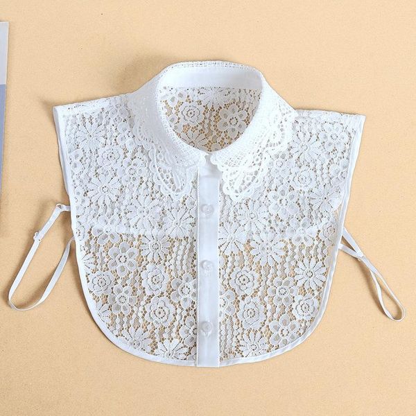 bow ties women white fake collar lace embroidery sweater half shirt blouse false collars female choker necklace detachable, Black;gray
bow ties women white fake collar lace embroidery sweater half shirt blouse false collars female choker necklace detachable, Black;gray