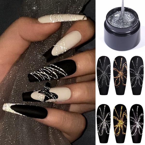 nail gel ur sugar reflective spider polish glitter uv varnishes for art silver sparkling wire line drawing painting, Red;pink
nail gel ur sugar reflective spider polish glitter uv varnishes for art silver sparkling wire line drawing painting, Red;pink