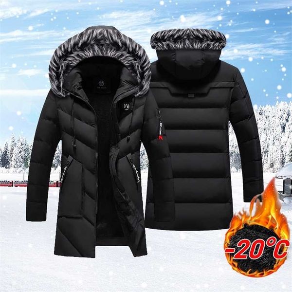 winter men jackets warm thick multi-pocket hooded parkas coats mens casual fleece fur collar windbreaker padded overcoat solid 211119, Black
winter men jackets warm thick multi-pocket hooded parkas coats mens casual fleece fur collar windbreaker padded overcoat solid 211119, Black