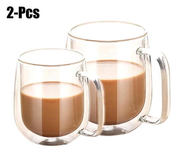 wine glasses 2pcs double wall heat-resistant couple lovers coffee mugs brief glass insulated milk tea cups drink drinking utensils
wine glasses 2pcs double wall heat-resistant couple lovers coffee mugs brief glass insulated milk tea cups drink drinking utensils