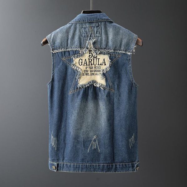men's vests 2021 cotton jeans sleeveless jacket men plus size 3xl dark blue denim vest cowboy mens jackets, Black;white
men's vests 2021 cotton jeans sleeveless jacket men plus size 3xl dark blue denim vest cowboy mens jackets, Black;white