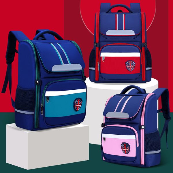 schoolbag for primary school students, boys and girls, british style burden reduction, backpack spine protection
schoolbag for primary school students, boys and girls, british style burden reduction, backpack spine protection