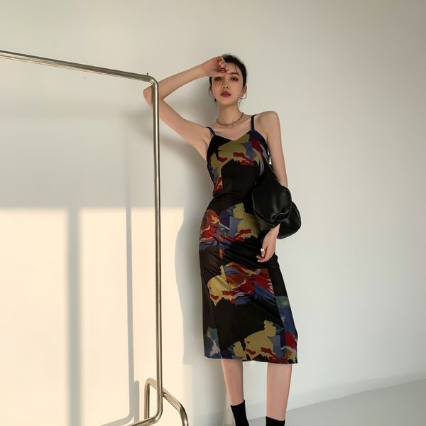 casual dresses vintage designer spaghetti strap cami women v neck backless long midi ladies spring summer 2021 fashion l0q2, Black;gray
casual dresses vintage designer spaghetti strap cami women v neck backless long midi ladies spring summer 2021 fashion l0q2, Black;gray