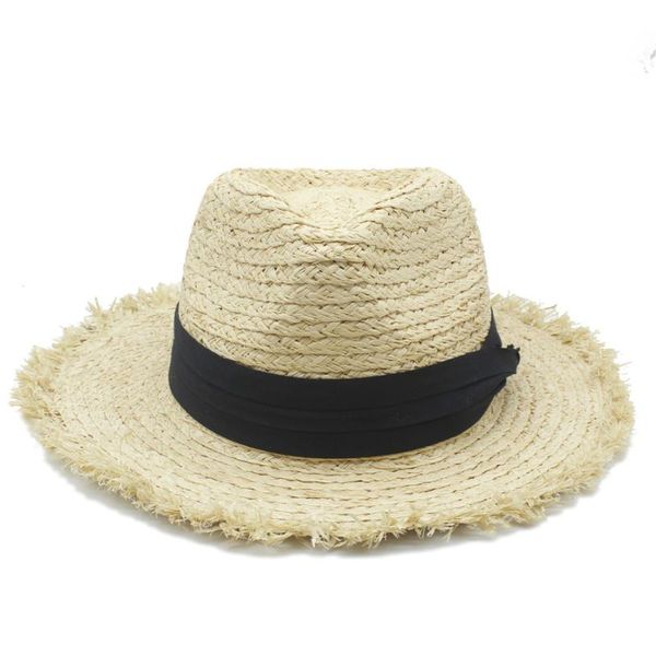 100% raffia straw women wife brim sun hat elegant lady summer panama handwork queen sunbonnet beach sunhat fedora cap wide hats, Blue;gray
100% raffia straw women wife brim sun hat elegant lady summer panama handwork queen sunbonnet beach sunhat fedora cap wide hats, Blue;gray