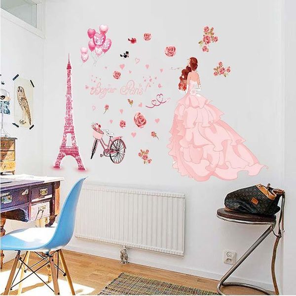 european wallpaper pvc removable wedding girl pink eiffel tower self adhesive wall stickers home decor living room wallpapers
european wallpaper pvc removable wedding girl pink eiffel tower self adhesive wall stickers home decor living room wallpapers