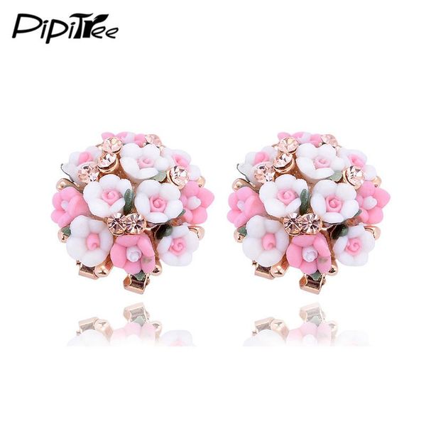 stud fashion brand jewelry bohemian pink clay&rhinestone flower ear earrings for women summer style gold filled crystal, Golden;silver
stud fashion brand jewelry bohemian pink clay&rhinestone flower ear earrings for women summer style gold filled crystal, Golden;silver