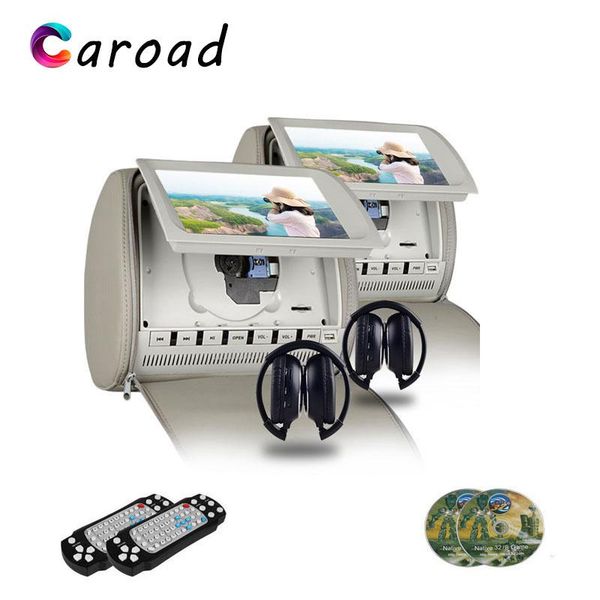 car video caroad 2pcs 9 inch headrest monitor dvd player 800x480 zipper cover tft lcd screen with usb sd ir fm speaker game
car video caroad 2pcs 9 inch headrest monitor dvd player 800x480 zipper cover tft lcd screen with usb sd ir fm speaker game