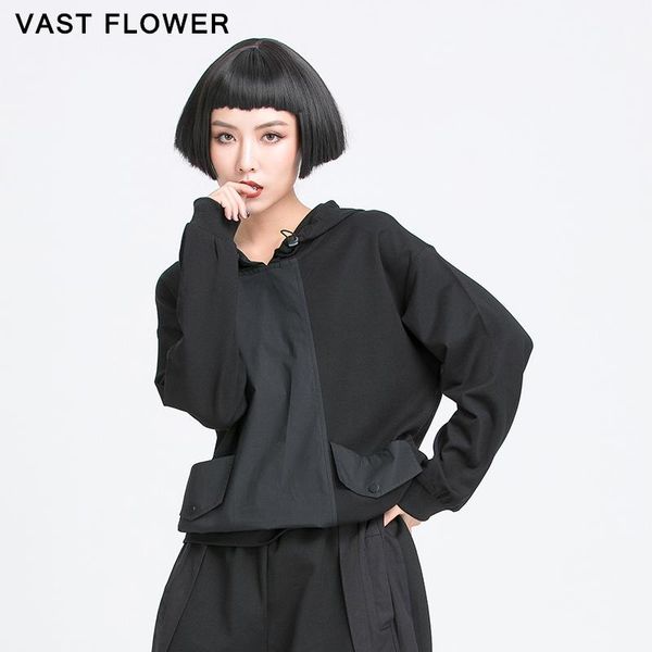 women's hoodies & sweatshirts black patchwork women sweatshirt 2021 spring autumn hooded long sleeve loose casual fashion pullover clot
women's hoodies & sweatshirts black patchwork women sweatshirt 2021 spring autumn hooded long sleeve loose casual fashion pullover clot