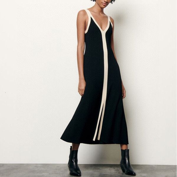 casual dresses sleeveless v-neck knitted mid-length fashion slim female contrast split a-line 1v7u r195, Black;gray
casual dresses sleeveless v-neck knitted mid-length fashion slim female contrast split a-line 1v7u r195, Black;gray