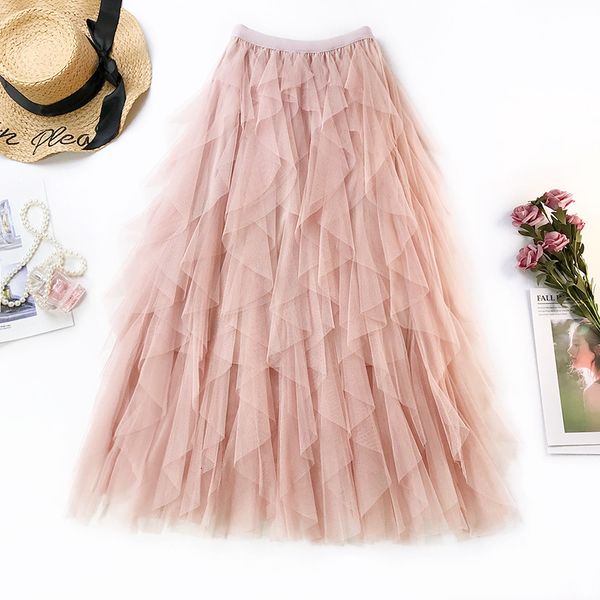 skirt high elastic belt korean version tutu cake mesh women's asymmetrical layers irregular skirts for mujer, Black
skirt high elastic belt korean version tutu cake mesh women's asymmetrical layers irregular skirts for mujer, Black